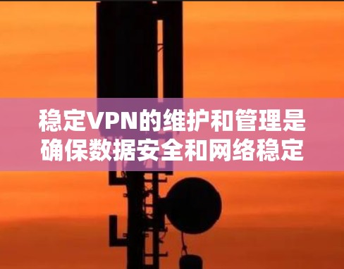 稳定VPN的维护和管理是确保数据安全和网络稳定的关键因素。以下是一些具体建议