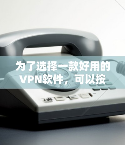 为了选择一款好用的VPN软件，可以按照以下步骤进行