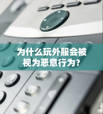 为什么玩外服会被视为恶意行为？