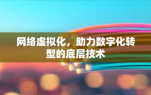 网络虚拟化，助力数字化转型的底层技术