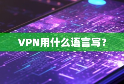 VPN用什么语言写？