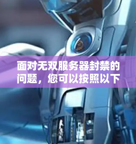 面对无双服务器封禁的问题，您可以按照以下步骤进行排查和解决