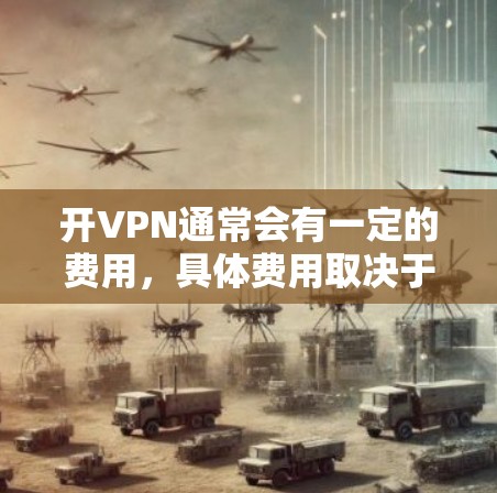 开VPN通常会有一定的费用，具体费用取决于以下几个方面