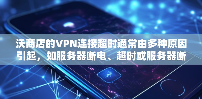 沃商店的VPN连接超时通常由多种原因引起，如服务器断电、超时或服务器断开。解决此类问题的步骤如下