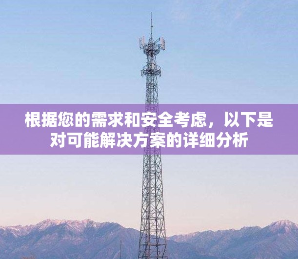根据您的需求和安全考虑,以下是对可能解决方案的详细分析 根据您的需求和安全考虑,以下是对可能解决方案的详细分析