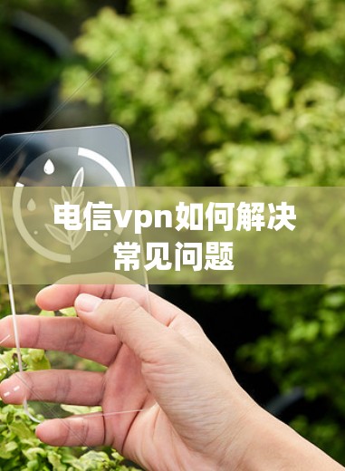 电信vpn如何解决常见问题