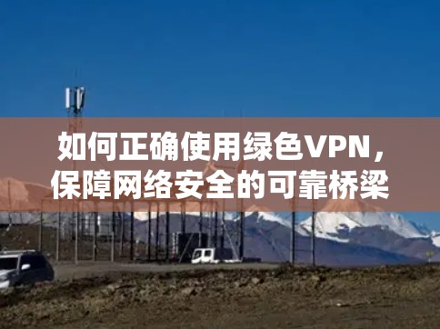 如何正确使用绿色VPN，保障网络安全的可靠桥梁