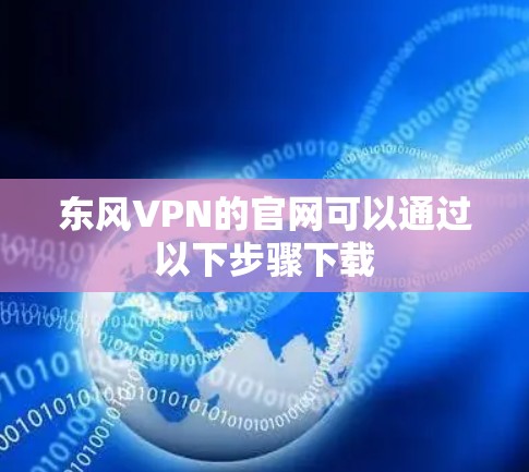 东风VPN的官网可以通过以下步骤下载