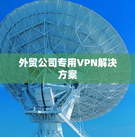 外贸公司专用VPN解决方案
