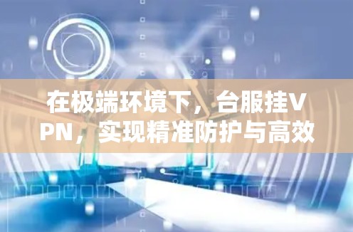 在极端环境下，台服挂VPN，实现精准防护与高效通信