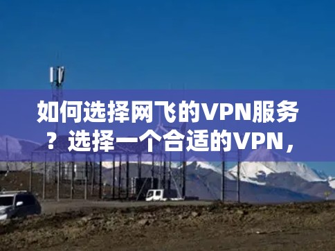 如何选择网飞的VPN服务？选择一个合适的VPN，保障你的网络安全
