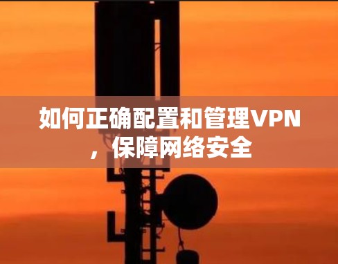 如何正确配置和管理VPN，保障网络安全