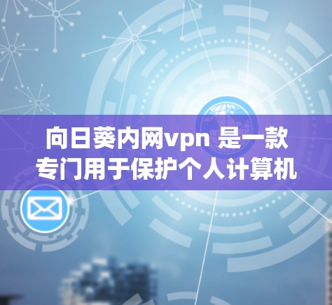 向日葵内网vpn 是一款专门用于保护个人计算机网络连接的软件，旨在提供高安全性和加密功能，以防止黑客攻击和网络攻击。以下是关于向日葵内网vpn的详细信息