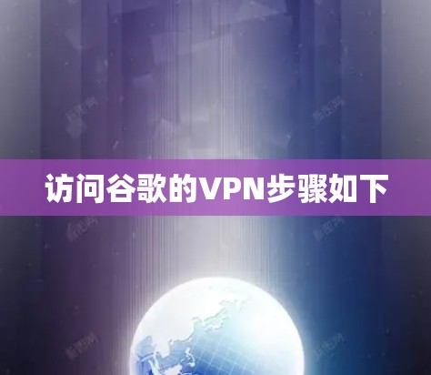 访问谷歌的VPN步骤如下