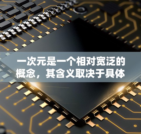 一次元是一个相对宽泛的概念，其含义取决于具体的应用场景。以下是对一次元的详细解释