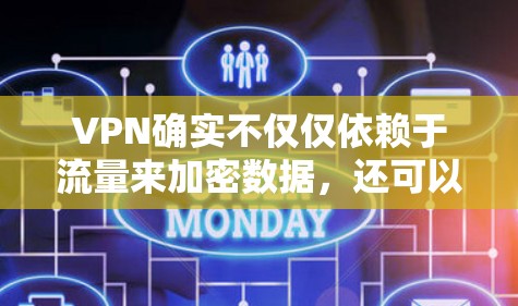 VPN确实不仅仅依赖于流量来加密数据，还可以采用多种加密技术。以下是VPN使用加密方法的一些详细说明