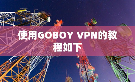 使用GOBOY VPN的教程如下 使用GOBOY VPN的教程如下