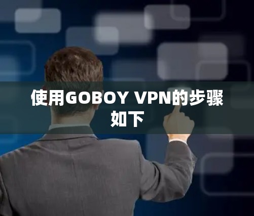 使用GOBOY VPN的步骤如下 使用GOBOY VPN的步骤如下