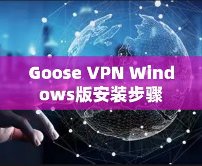 Goose VPN Windows版安装步骤