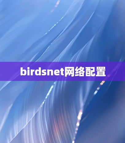 birdsnet网络配置 birdsnet网络配置