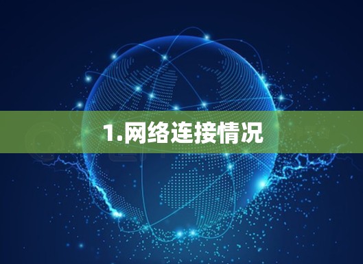 1.网络连接情况 1.网络连接情况