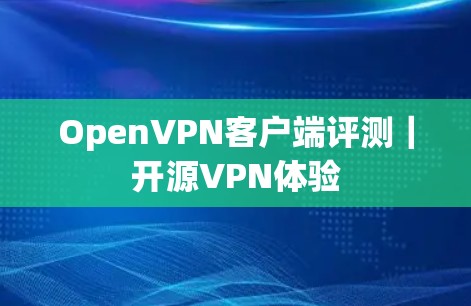 OpenVPN客户端评测｜开源VPN体验