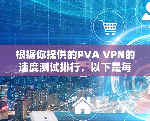 根据你提供的PVA VPN的速度测试排行,以下是每个等级的详细分析 根据你提供的PVA VPN的速度测试排行,以下是每个等级的详细分析
