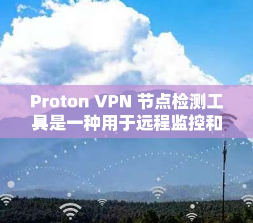 Proton VPN 节点检测工具是一种用于远程监控和分析 Proton VPN 网站服务器的能力，旨在帮助用户和机构发现潜在的安全风险。以下是对该工具的详细介绍