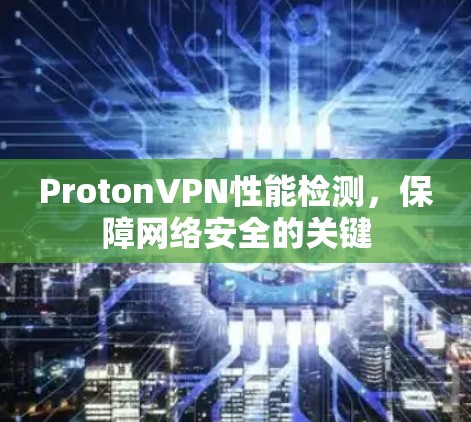ProtonVPN性能检测，保障网络安全的关键