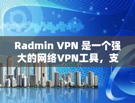 Radmin VPN 是一个强大的网络VPN工具，支持多种配置模式，包括服务器模式。以下是逐步指南，帮助您配置和使用 Radmin VPN