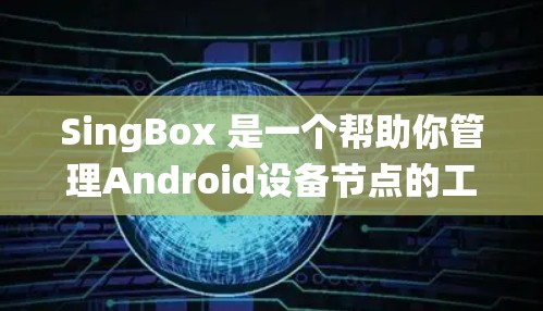 SingBox 是一个帮助你管理Android设备节点的工具，支持创建、管理、添加设备和系统、设置设备属性以及进行节点间的通信。以下是SingBox Android节点配置的详细步骤