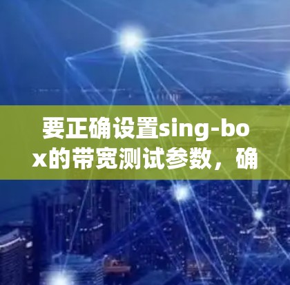 要正确设置sing-box的带宽测试参数，确保网络连接的稳定性和可靠性，可以按照以下步骤进行