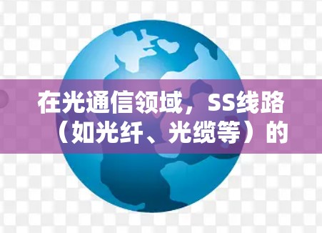 在光通信领域,SS线路(如光纤、光缆等)的优化方法主要涵盖了物理优化、技术优化、经济优化和环境优化等多个方面。以下是一些常见的SS线路优化方法 在光通信领域,SS线路(如光纤、光缆等)的优化方法主要涵盖了物理优化、技术优化、经济优化和环境优化等多个方面。以下是一些常见的SS线路优化方法