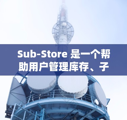 Sub-Store 是一个帮助用户管理库存、子商店和销售策略的工具。以下是对 Sub-Store 使用指南的详细说明，涵盖基本功能、库存管理、与系统集成、高级功能和维护与更新等内容