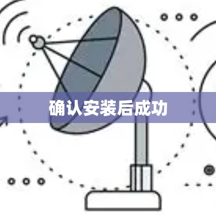 确认安装后成功 确认安装后成功