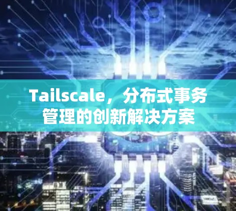 Tailscale，分布式事务管理的创新解决方案