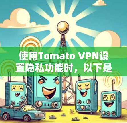 使用Tomato VPN设置隐私功能时,以下是一些关键步骤和建议 使用Tomato VPN设置隐私功能时,以下是一些关键步骤和建议