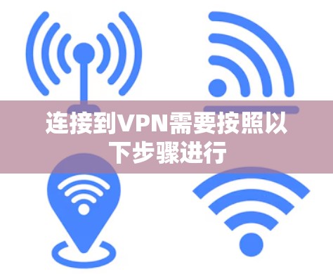 连接到VPN需要按照以下步骤进行