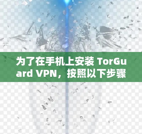 为了在手机上安装 TorGuard VPN,按照以下步骤操作 为了在手机上安装 TorGuard VPN,按照以下步骤操作