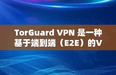 TorGuard VPN 是一种基于端到端(E2E)的VPN协议,适用于多种设备和使用场景。以下是使用 TorGuard VPN 的基本步骤 TorGuard VPN 是一种基于端到端(E2E)的VPN协议,适用于多种设备和使用场景。以下是使用 TorGuard VPN 的基本步骤
