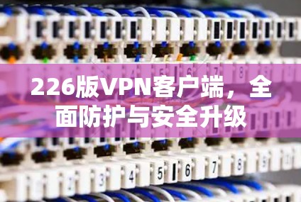 226版VPN客户端,全面防护与安全升级 226版VPN客户端,全面防护与安全升级